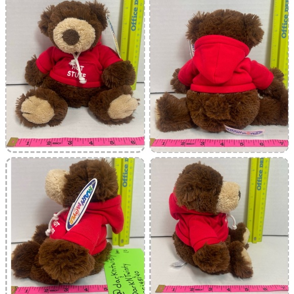 RARE RETIRED VHTF BNWT MINT MARY MEYER TINY BROWNIE BEAR ADORABLE GIFT - Picture 6 of 15